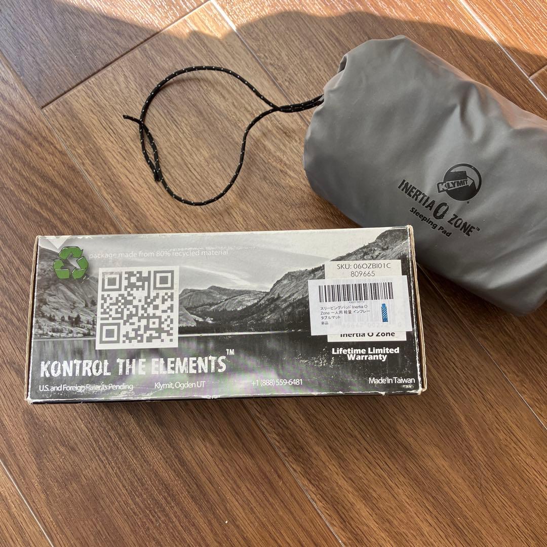 クライミットINERTIA O ZONE Sleeping Pad 12.5oz