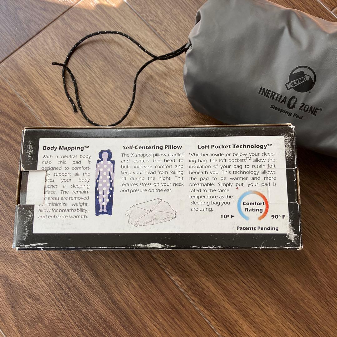 クライミットINERTIA O ZONE Sleeping Pad 12.5oz