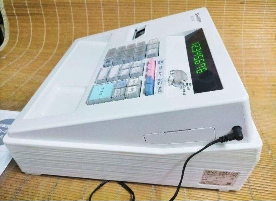 シャープレジスター　XE-A147　PC連携売上管理フル設定無料　000161