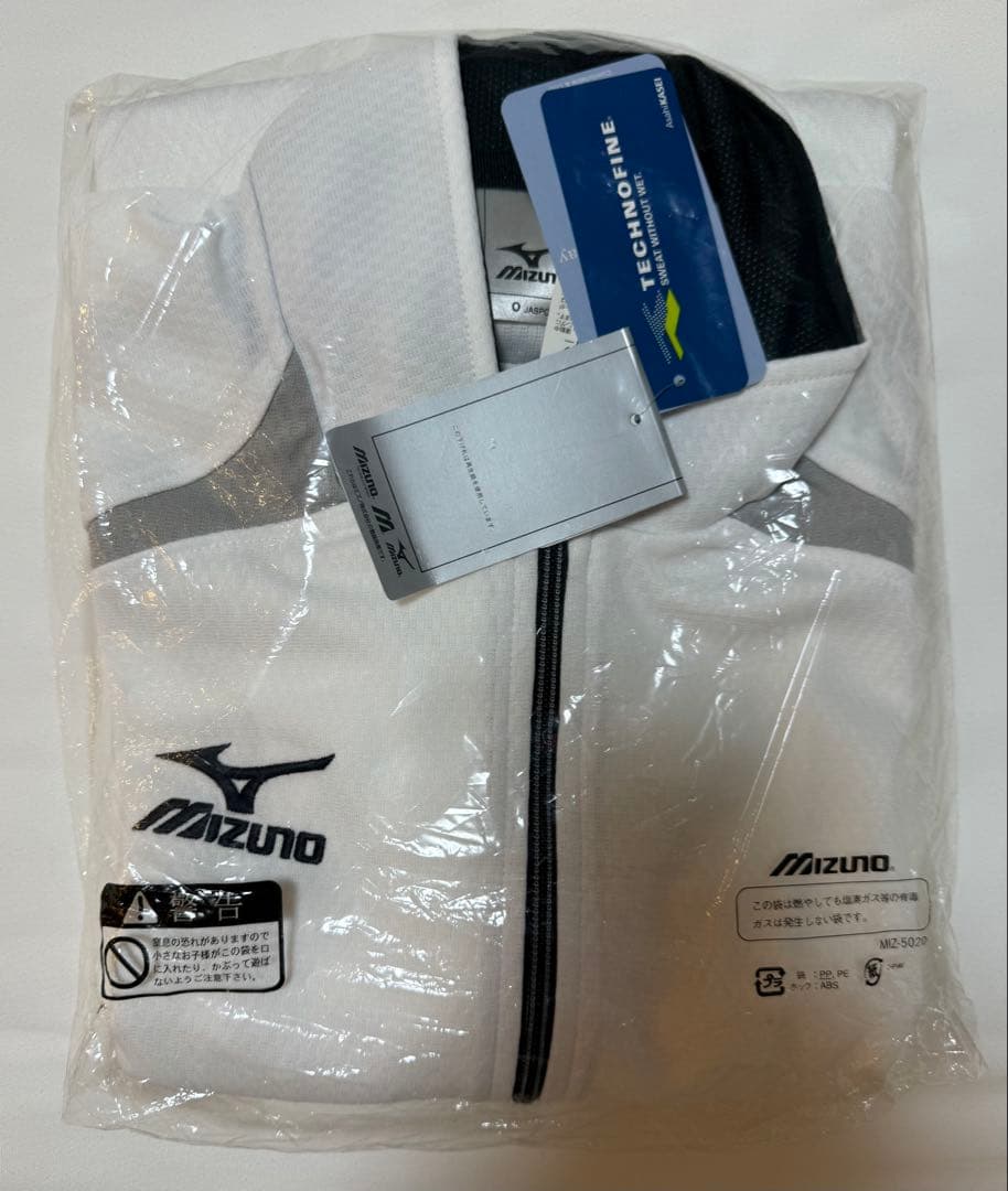 【新品タグ付】MIZUNOテクノファインジャージジャケット白XL