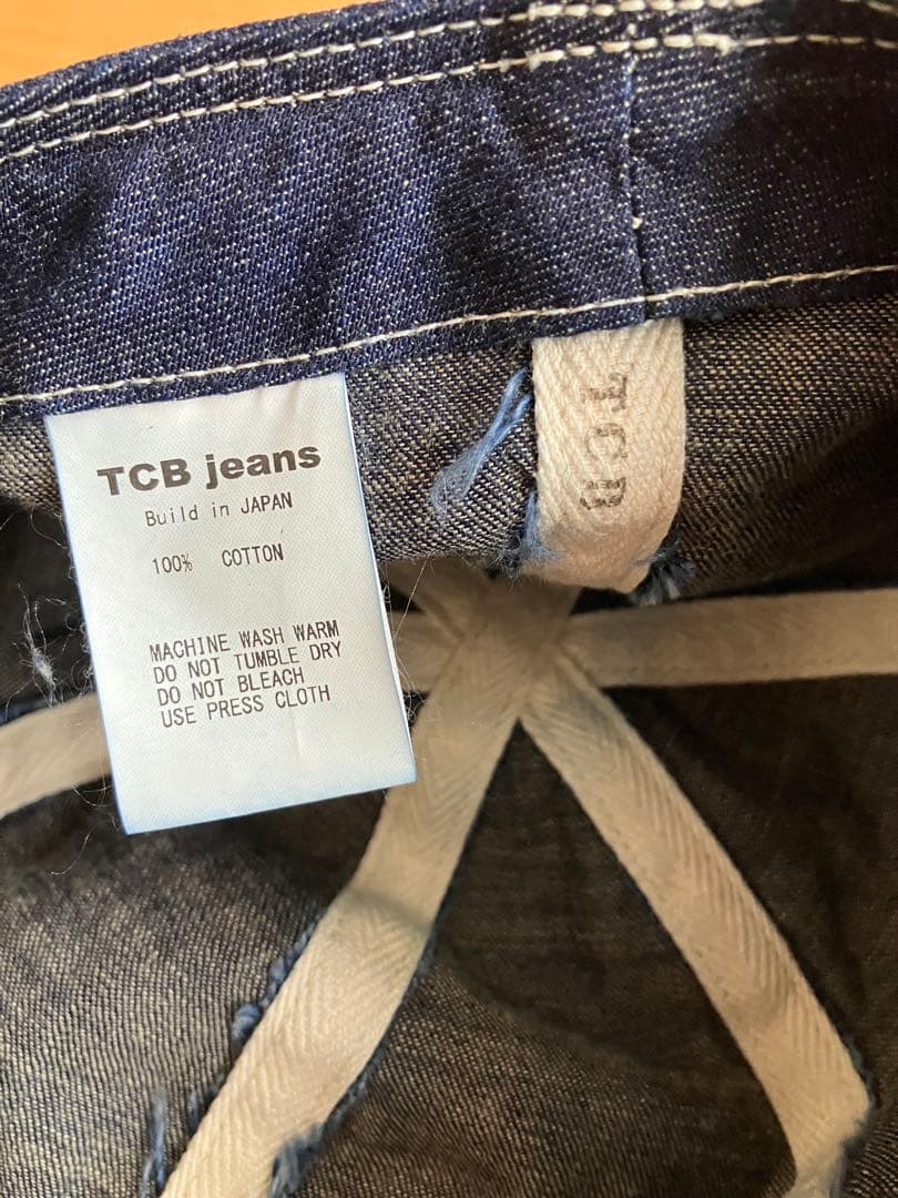 tcb jeans 40's CAP 30's HAT サイズＭ セット販売