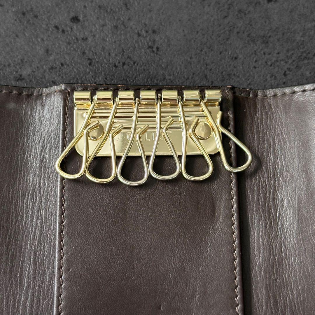 小物 CELINE Logo Macadam Key Case