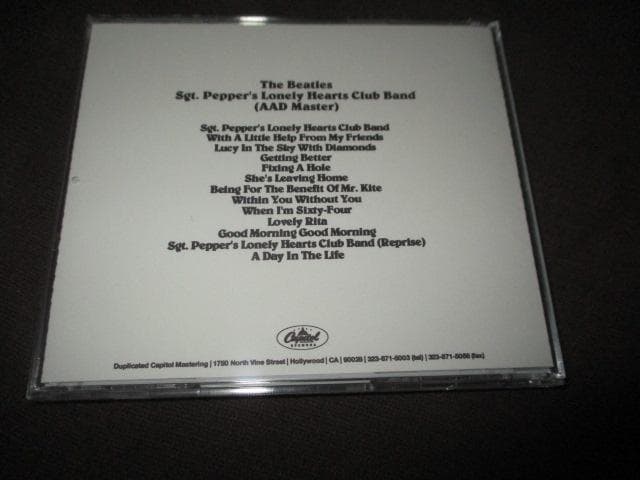 洋楽 Beatles Sgt. Pepper's.. (RARE MASTER!!)