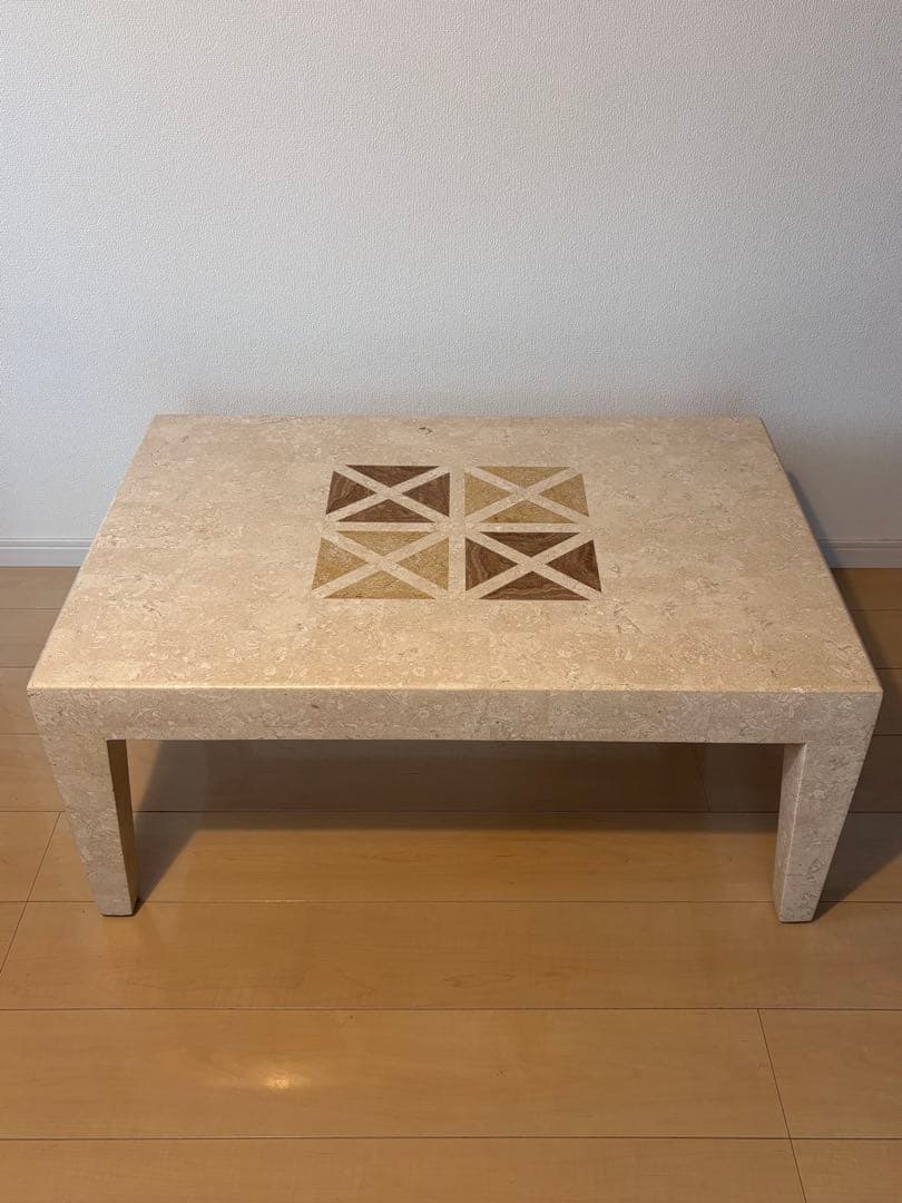 【送料込】大理石調 センターテーブル マーブル柄 コーヒーテーブル