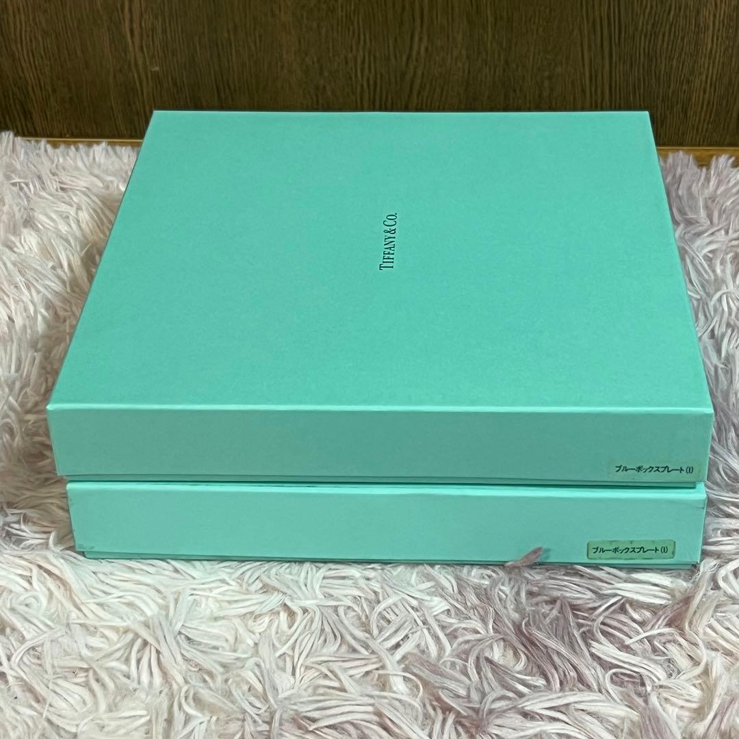 TIFFANY＆Co ブルー ボックス プレート 大皿2枚セット