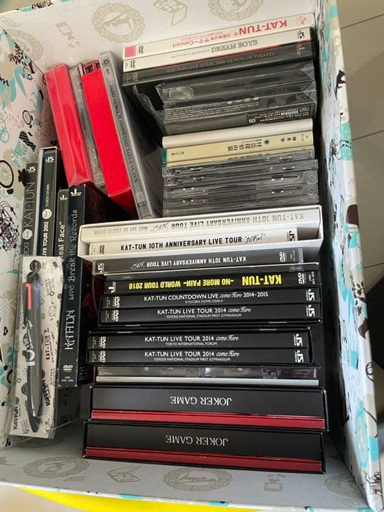KAT-TUN DVD CD グッツのバスタオル、ボールペン未使用