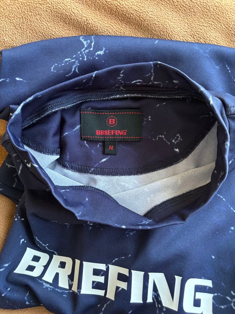 ブリーフィング　半袖モックネックシャツ