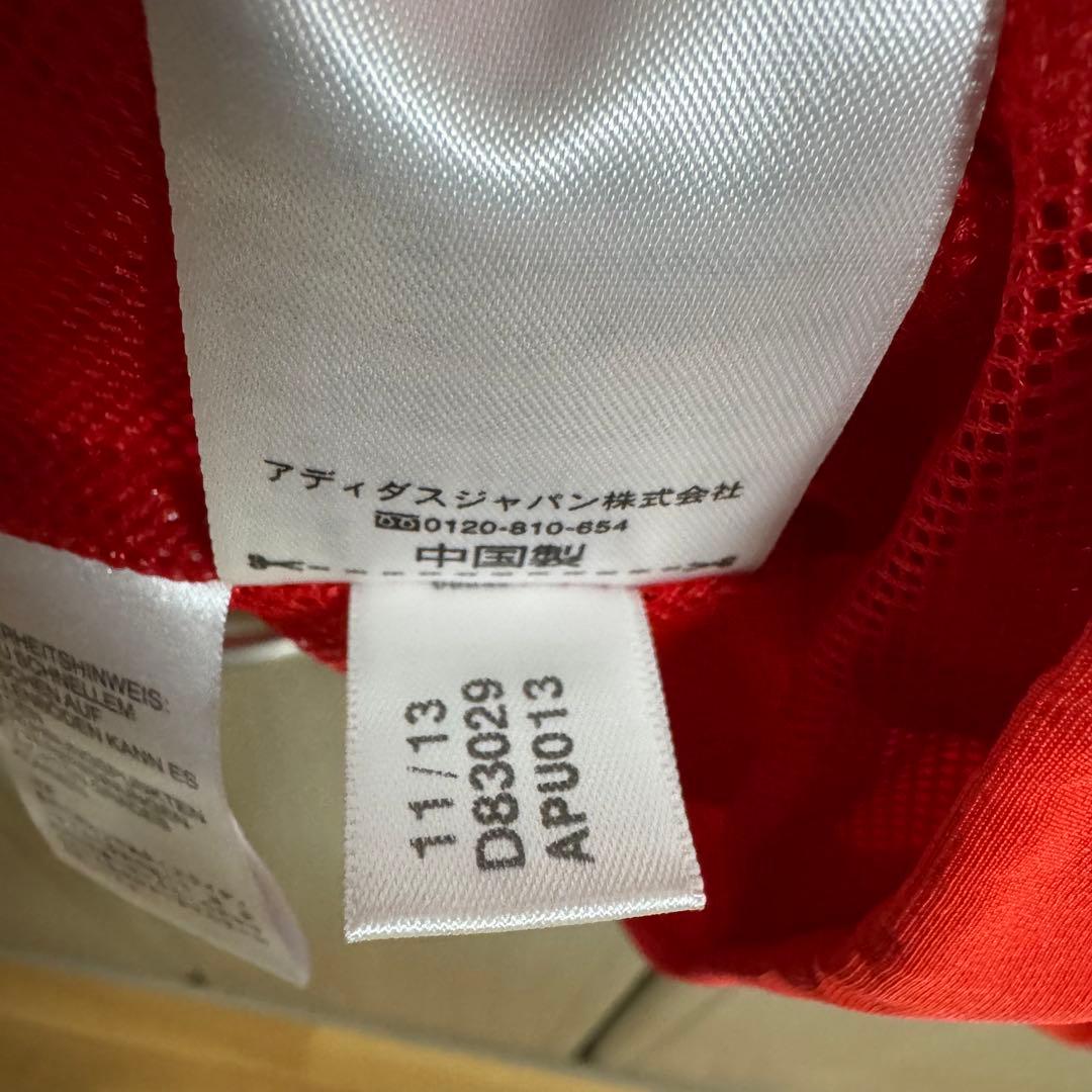 アディダス ドイツ代表 トラックジャケット Oサイズ/レッド/サッカー