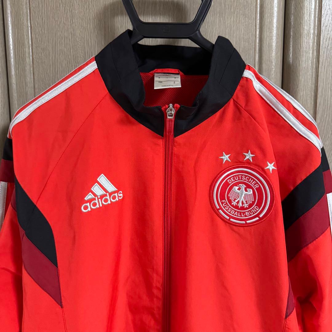 アディダス ドイツ代表 トラックジャケット Oサイズ/レッド/サッカー
