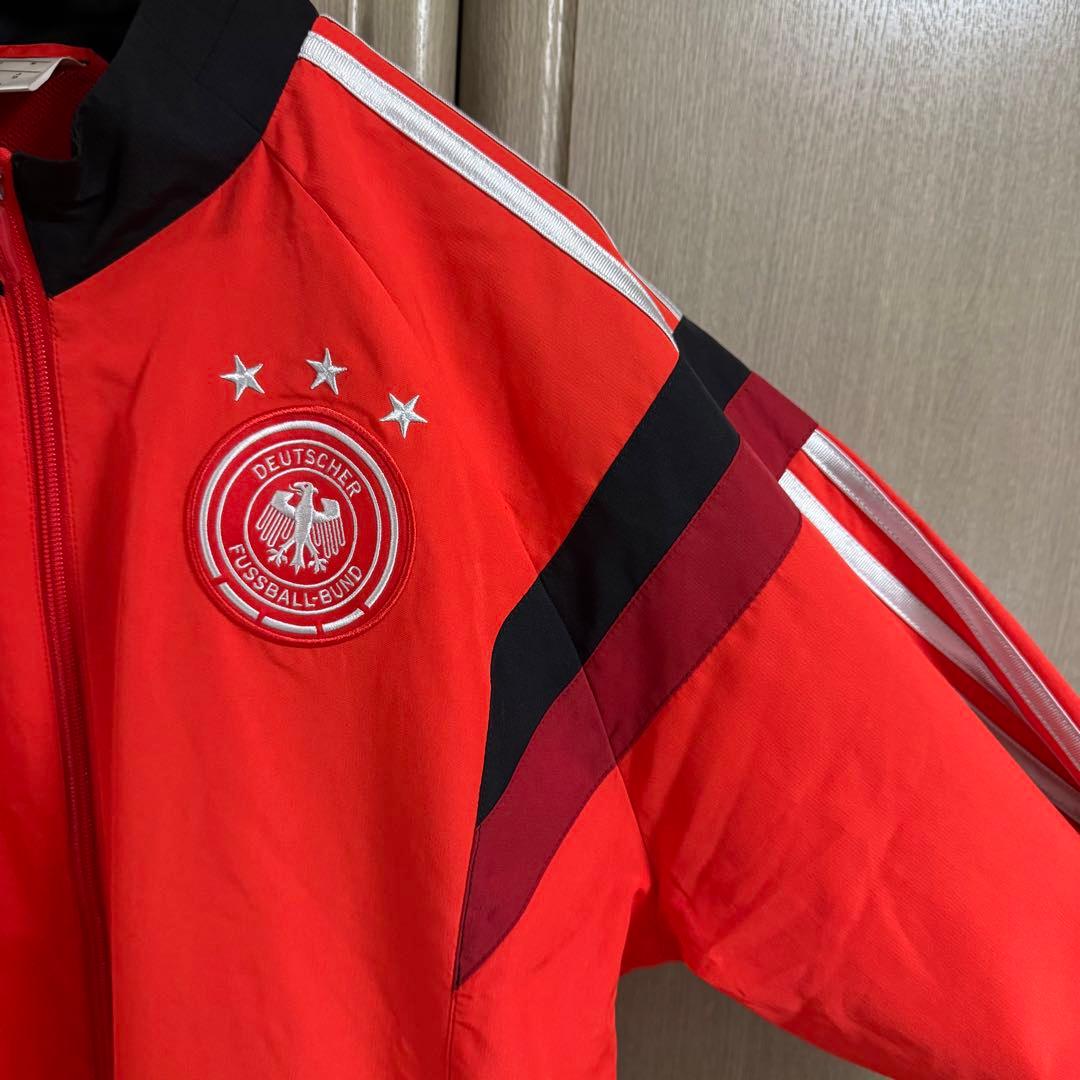 アディダス ドイツ代表 トラックジャケット Oサイズ/レッド/サッカー