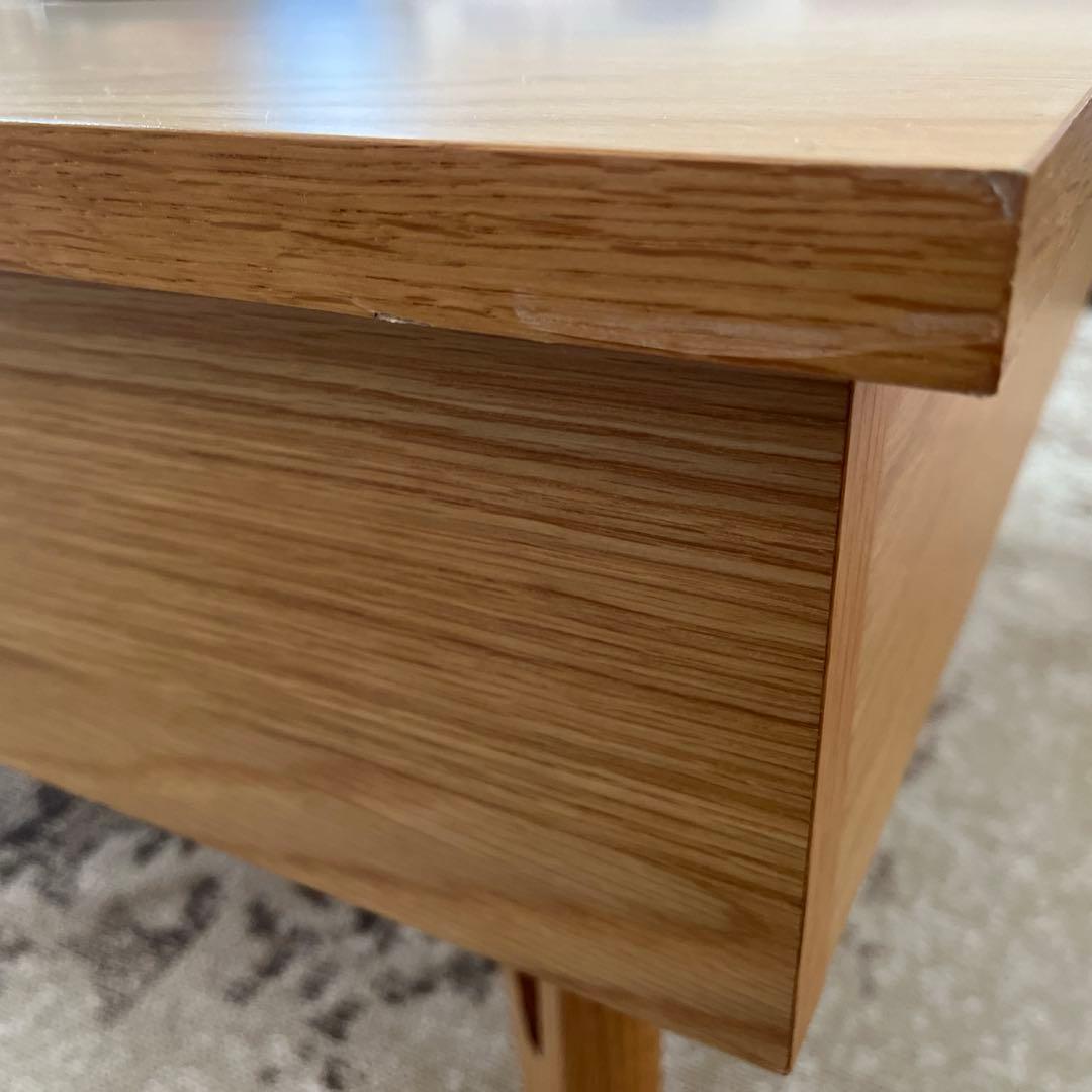 木製 リフトUPセンターテーブルモクアシ　 ネーベル/デュエ　 ナチュラルカラー