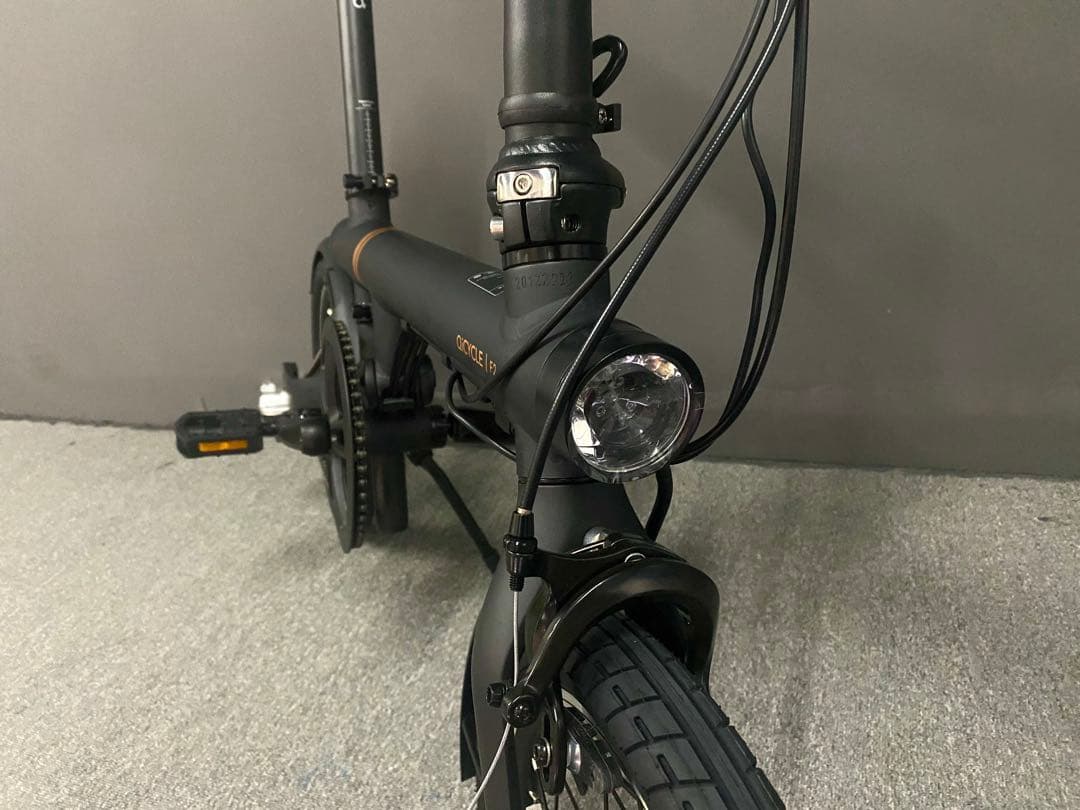 【美品】新品 超軽量 Xiaomi開発 電動アシスト折りたたみ 自転車 内蔵電池