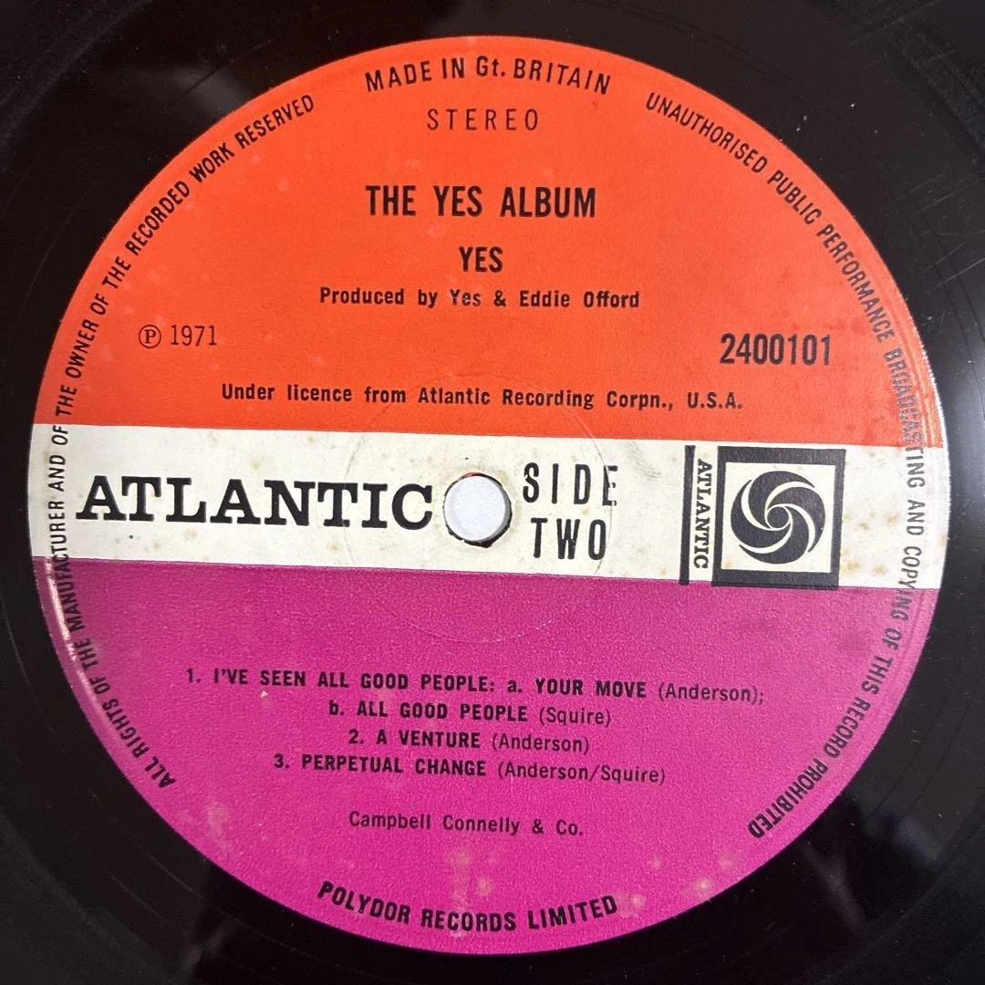 イエス 名盤 レコード UKオリジナル盤