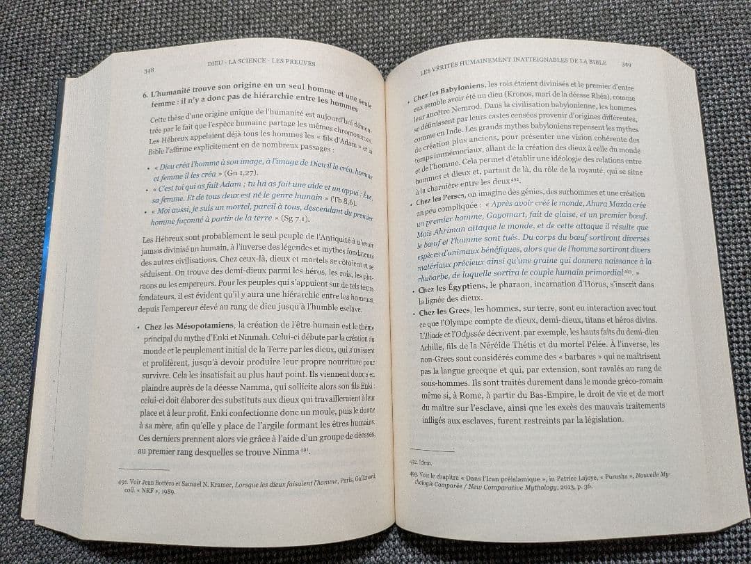 フランス語DIEU - LA SCIENCE - LES PREUVES 新版