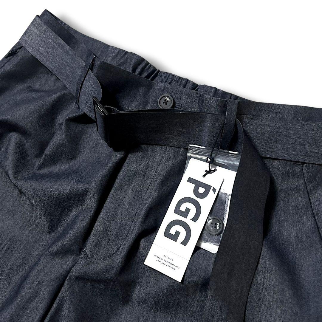 新品タグ付 PGG パーリーゲイツ デニムライク ショートパンツ 定価31900