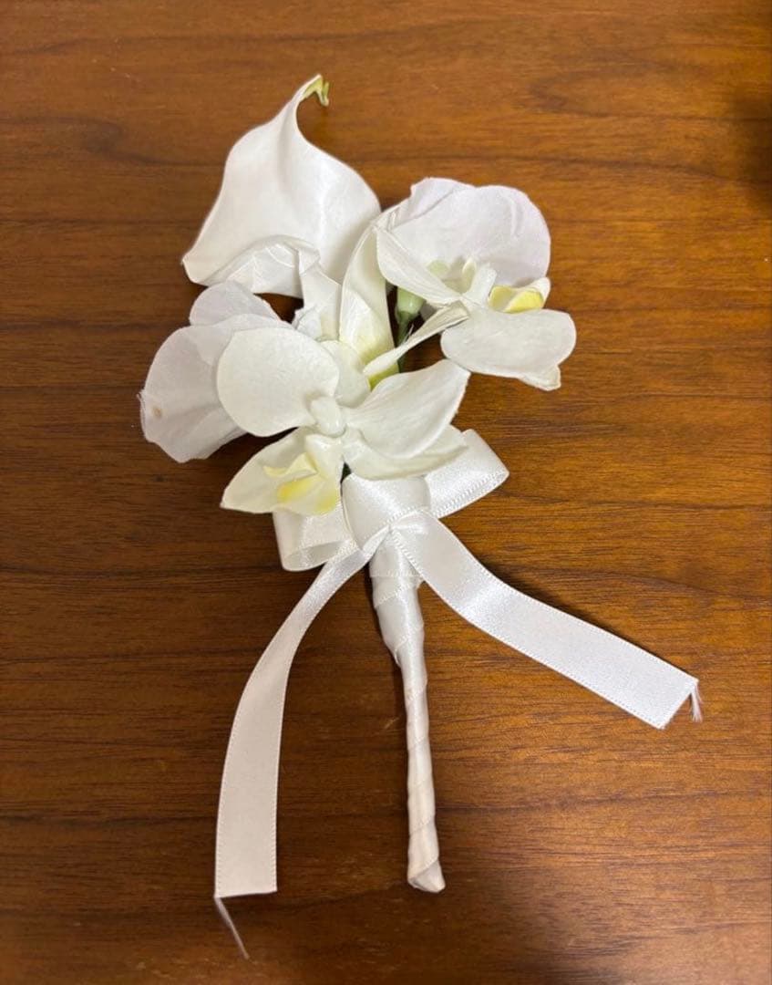 アーティシャルフラワー　ブーケ　ホワイト