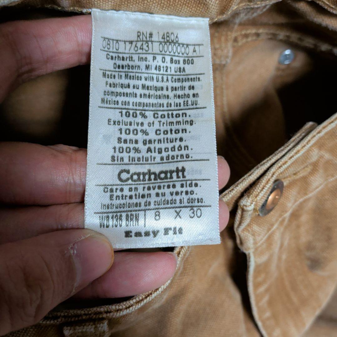 カーハート　ダブルニー　ブラウン