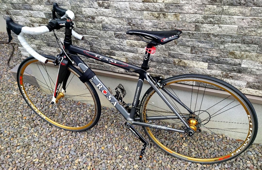 【週末限定値下げ中】DE ROSA TEAM ロードバイク グレー/ブラック