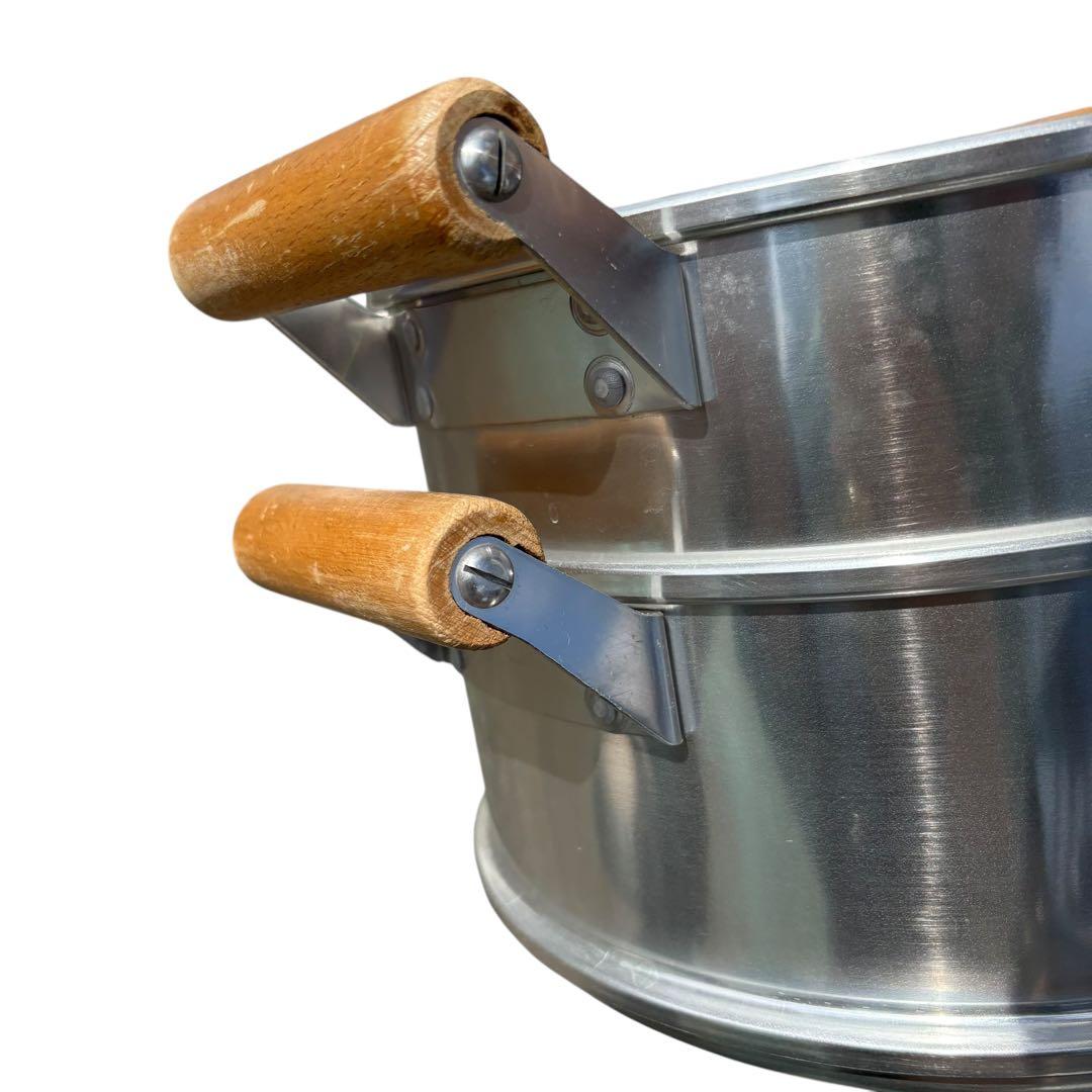 スーパースチーマー フックラー(大東金属）大鍋28cm 3段蒸し器