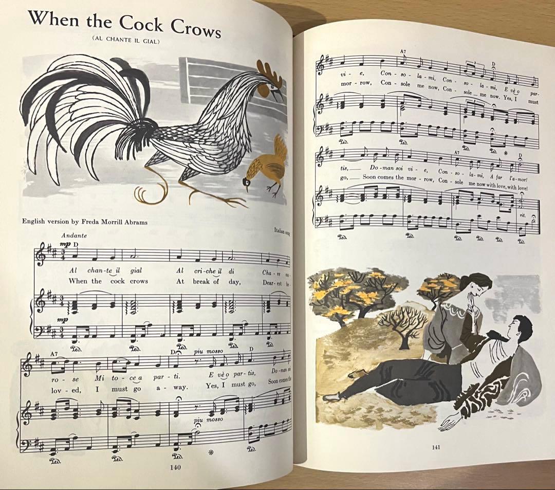 No.427 ヴィンテージ 古書 洋書 音楽 楽譜 歌集 曲集