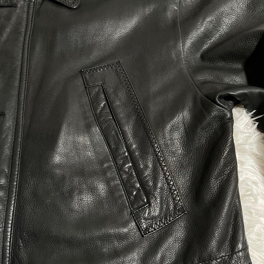 ヴィンテージ レッドステージ レザーコート ディアスキン 鹿革