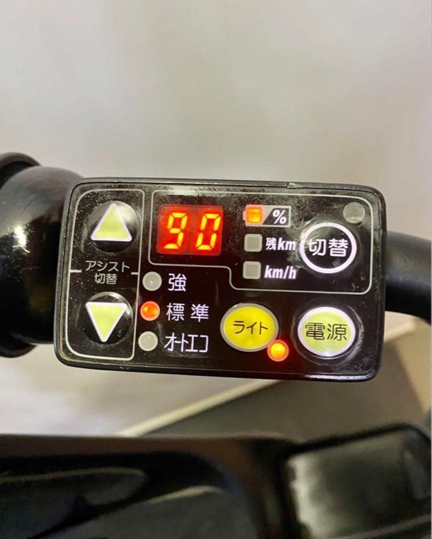 1年保証 ブリヂストン　ビッケ　20インチ　子供乗せ　グレー　電動アシスト自転車