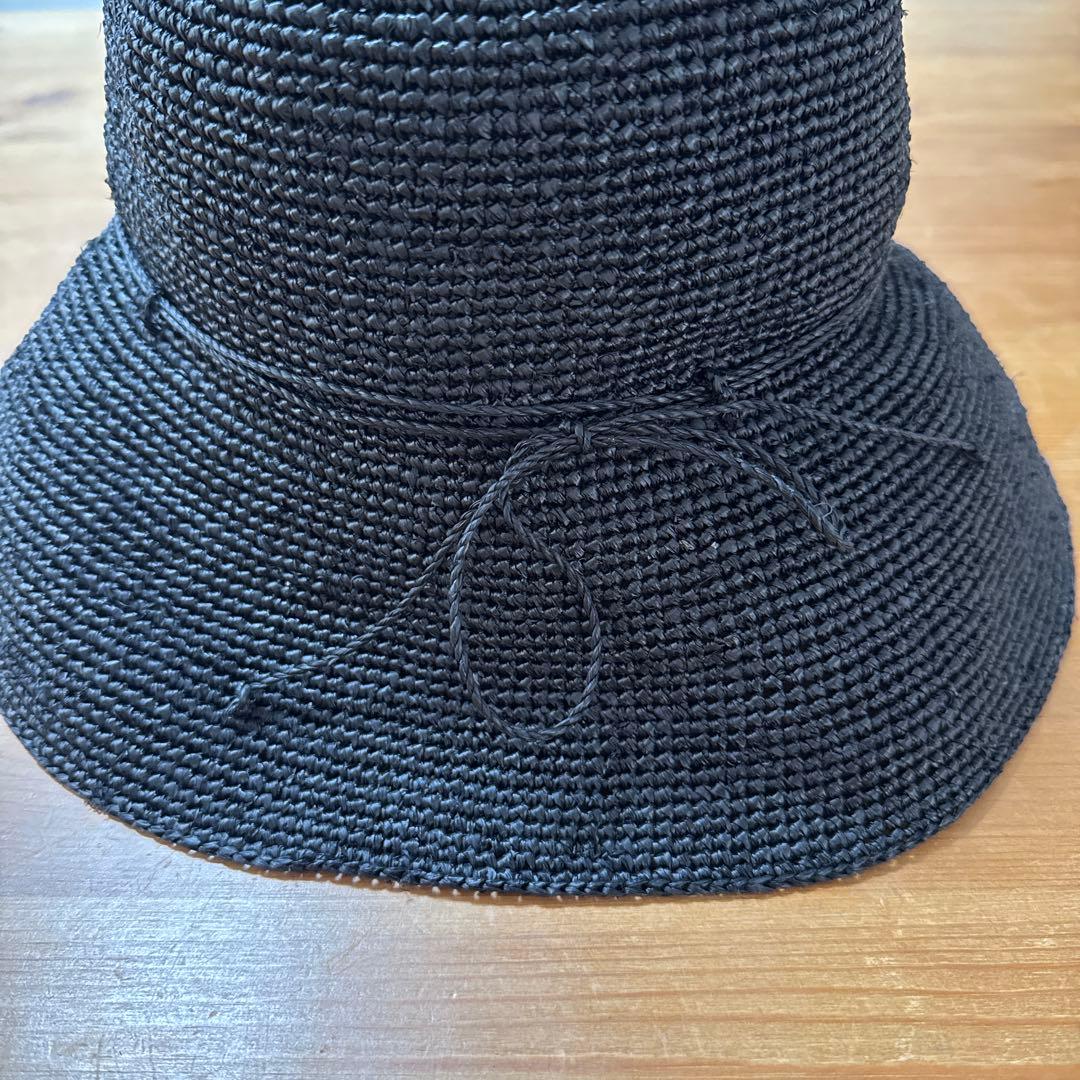 ヘレンカミンスキー プロバンス 10 ハット 麦わら帽子 ブラック