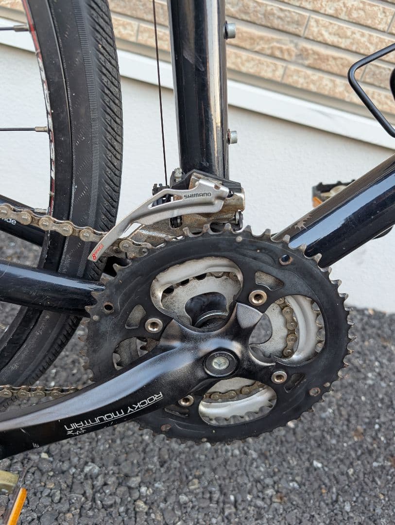 クロスバイク ブラック ディスクブレーキ　ロッキーマウンテン