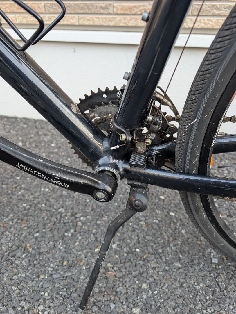 クロスバイク ブラック ディスクブレーキ　ロッキーマウンテン