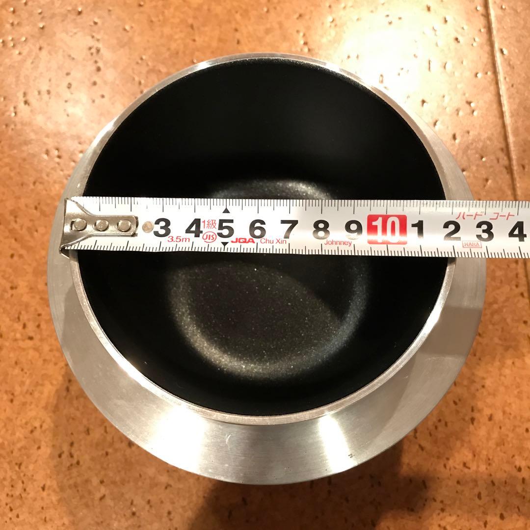 美品⭐️羽釜　テフロン加工、アルミ製調理器具と木製蓋セット