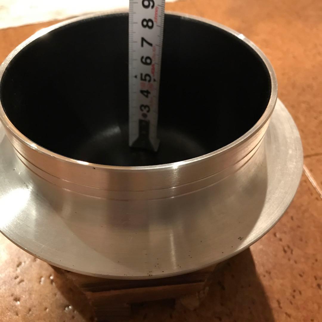 美品⭐️羽釜　テフロン加工、アルミ製調理器具と木製蓋セット