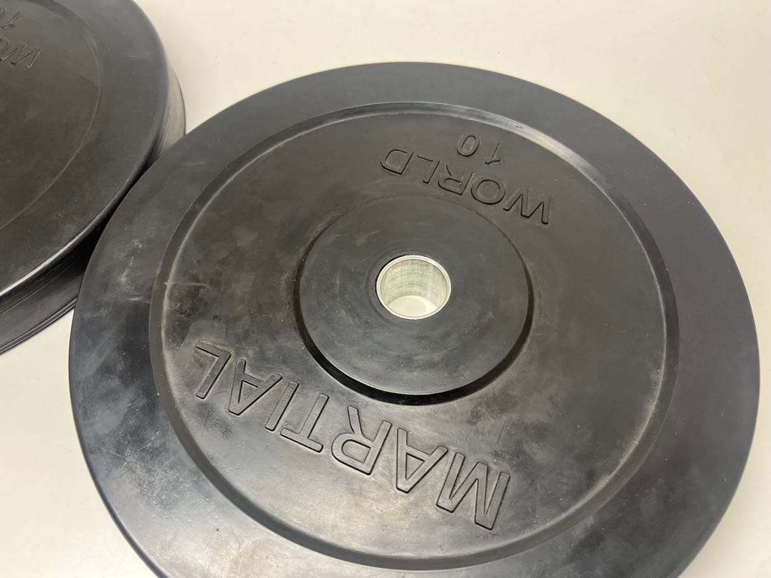 MARTIAL WORLD マーシャルワールドラバープレート 10kg×2枚枚