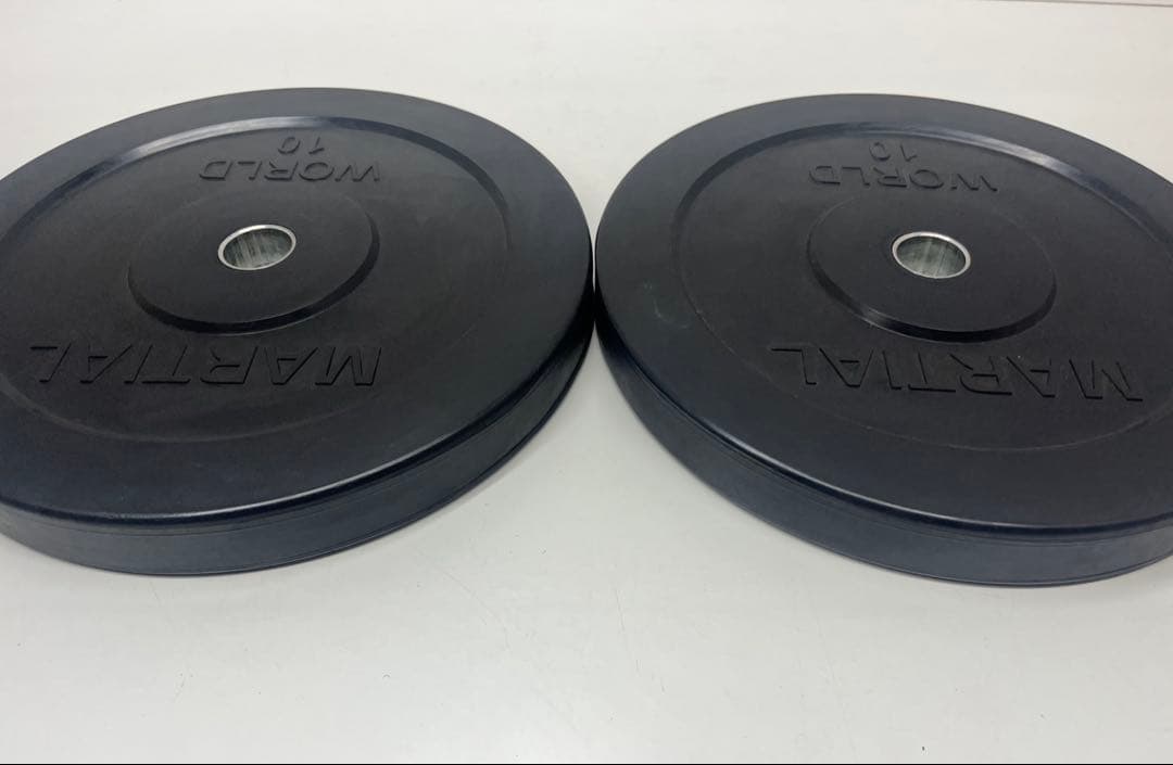 MARTIAL WORLD マーシャルワールドラバープレート 10kg×2枚枚