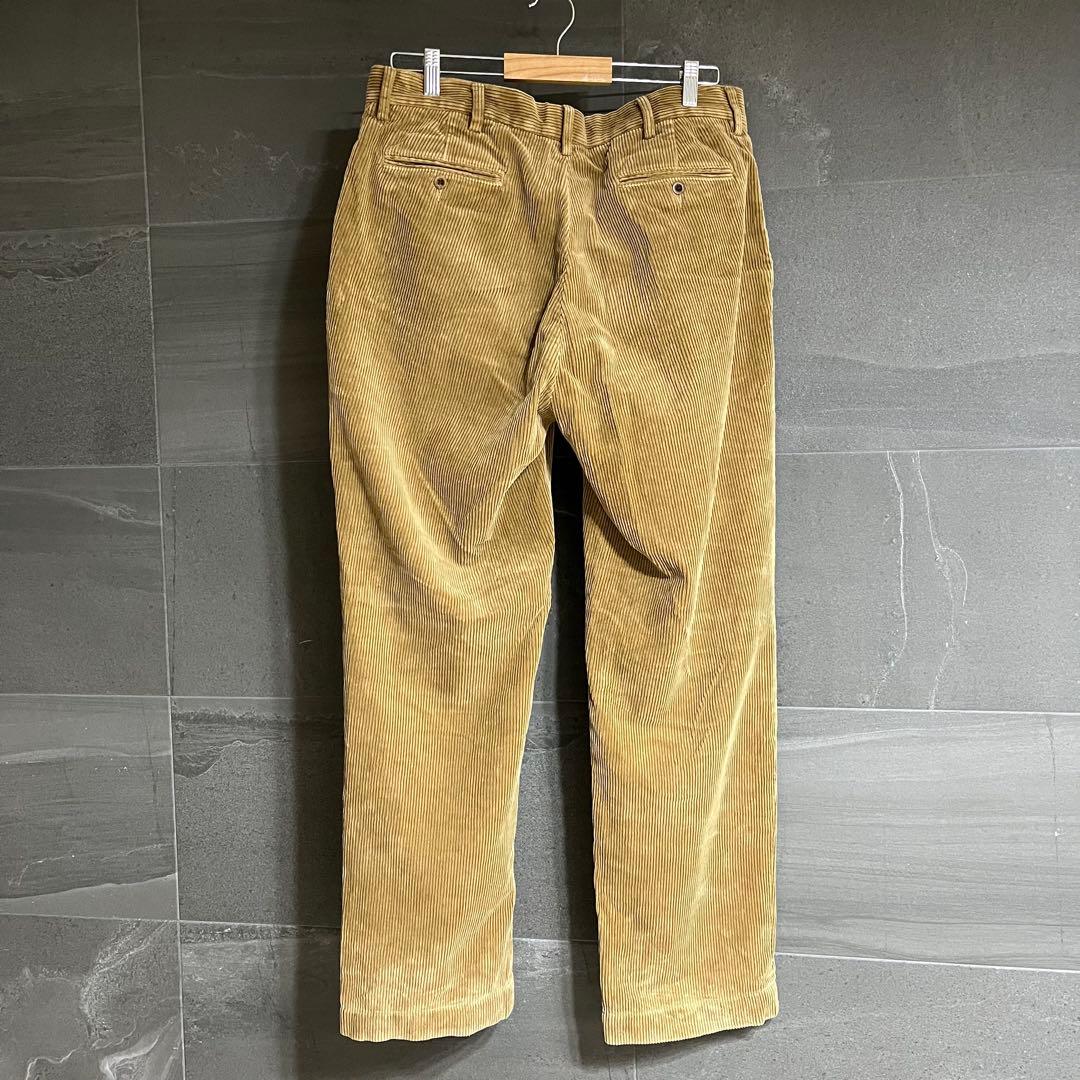 ラルフローレン コーデュロイ パンツ 太畝 36インチ キャメル