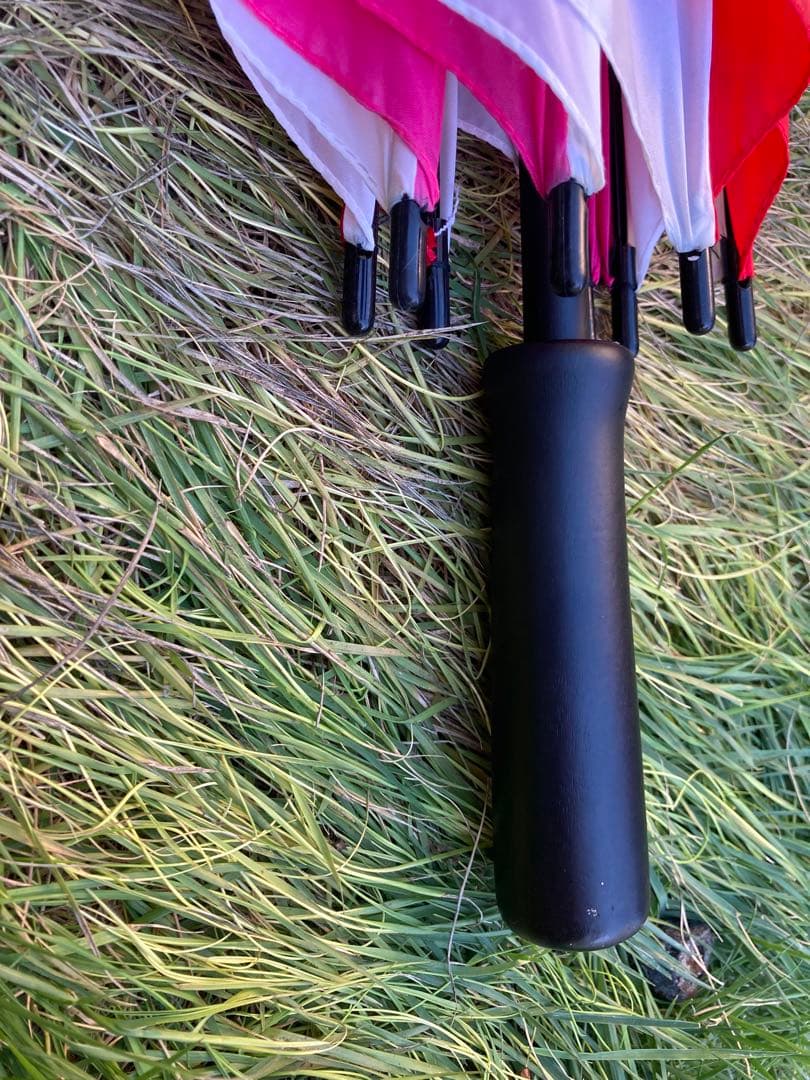 【希少】鈴鹿サーキット レーシングパラソル　大判　雨傘　ゴルフ傘　大きい　ピンク