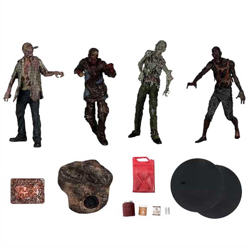 ウォーキング・デッド・ウォーカーズ アクションフィギュア 4個入り パック
