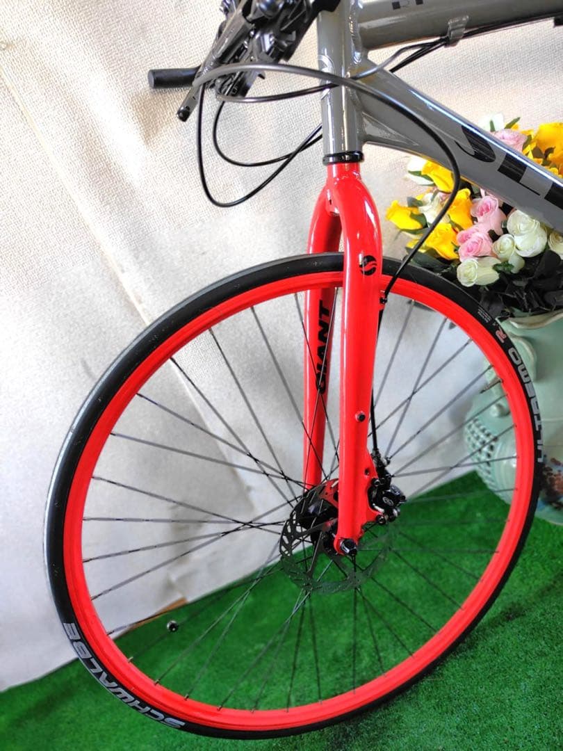 Giant スポーツサイクル グレー/赤 700C