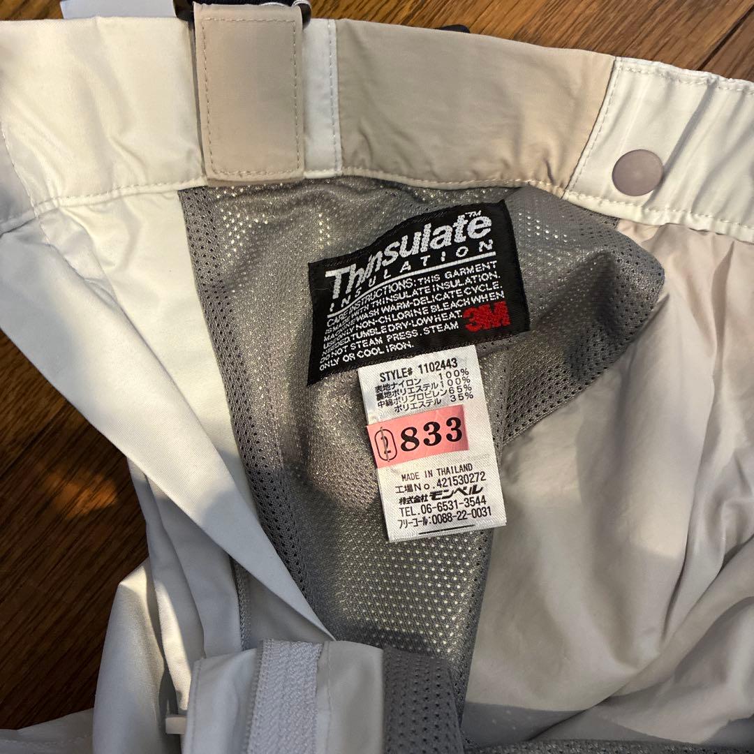 クリーニング（防水加工）済みモンベルキッズスキーウェア上下サイズ120