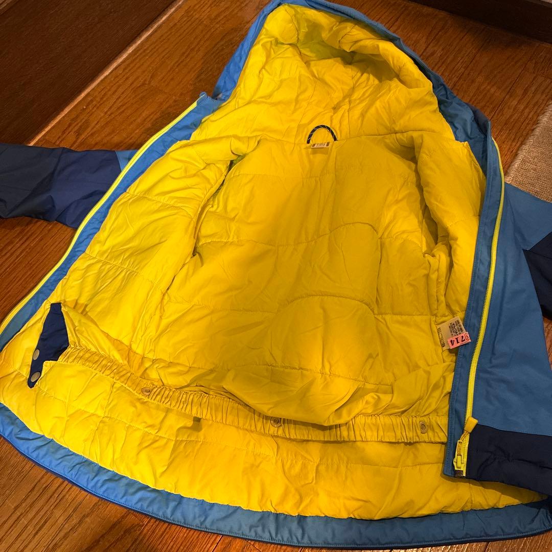 クリーニング（防水加工）済みモンベルキッズスキーウェア上下サイズ120