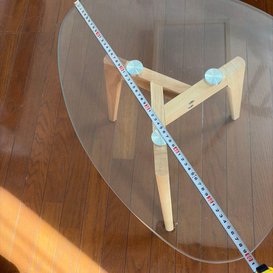 サイドテーブル　ローテーブル　センターテーブル　ガラステーブル　北欧