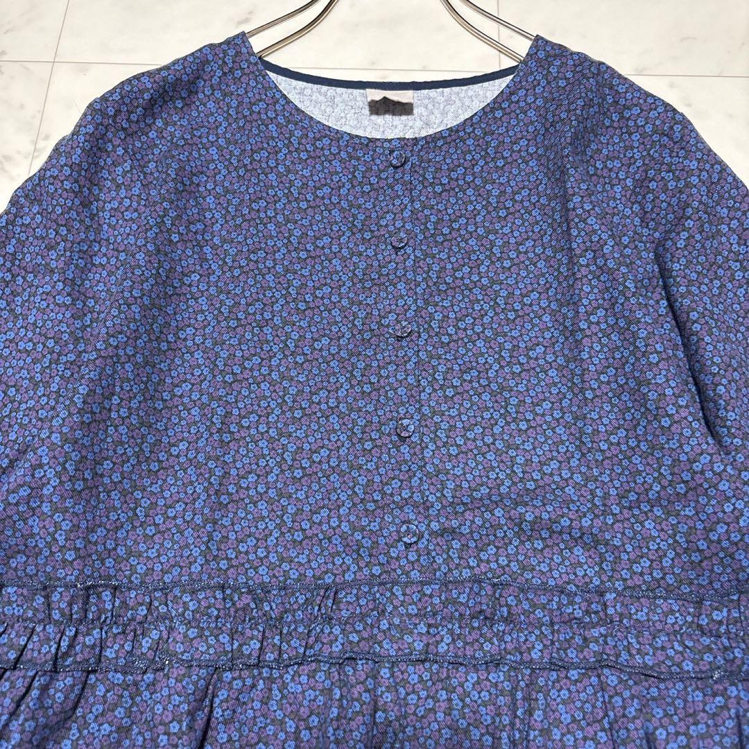 ツハルバイサマンサモスモス LIBERTY PENNYウエストフリルワンピース