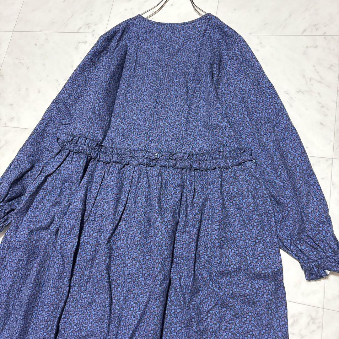 ツハルバイサマンサモスモス LIBERTY PENNYウエストフリルワンピース