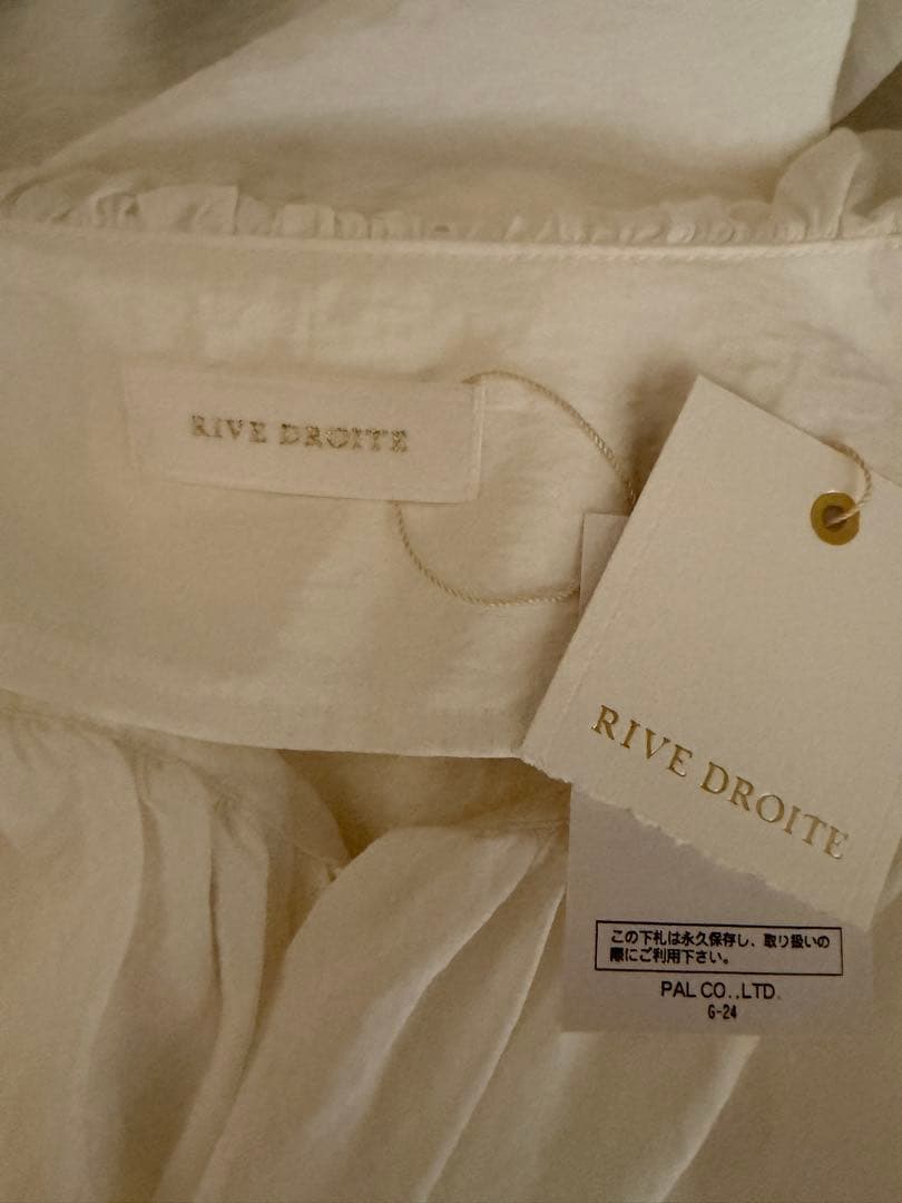 RIVE DROITE フリルディテールブラウス