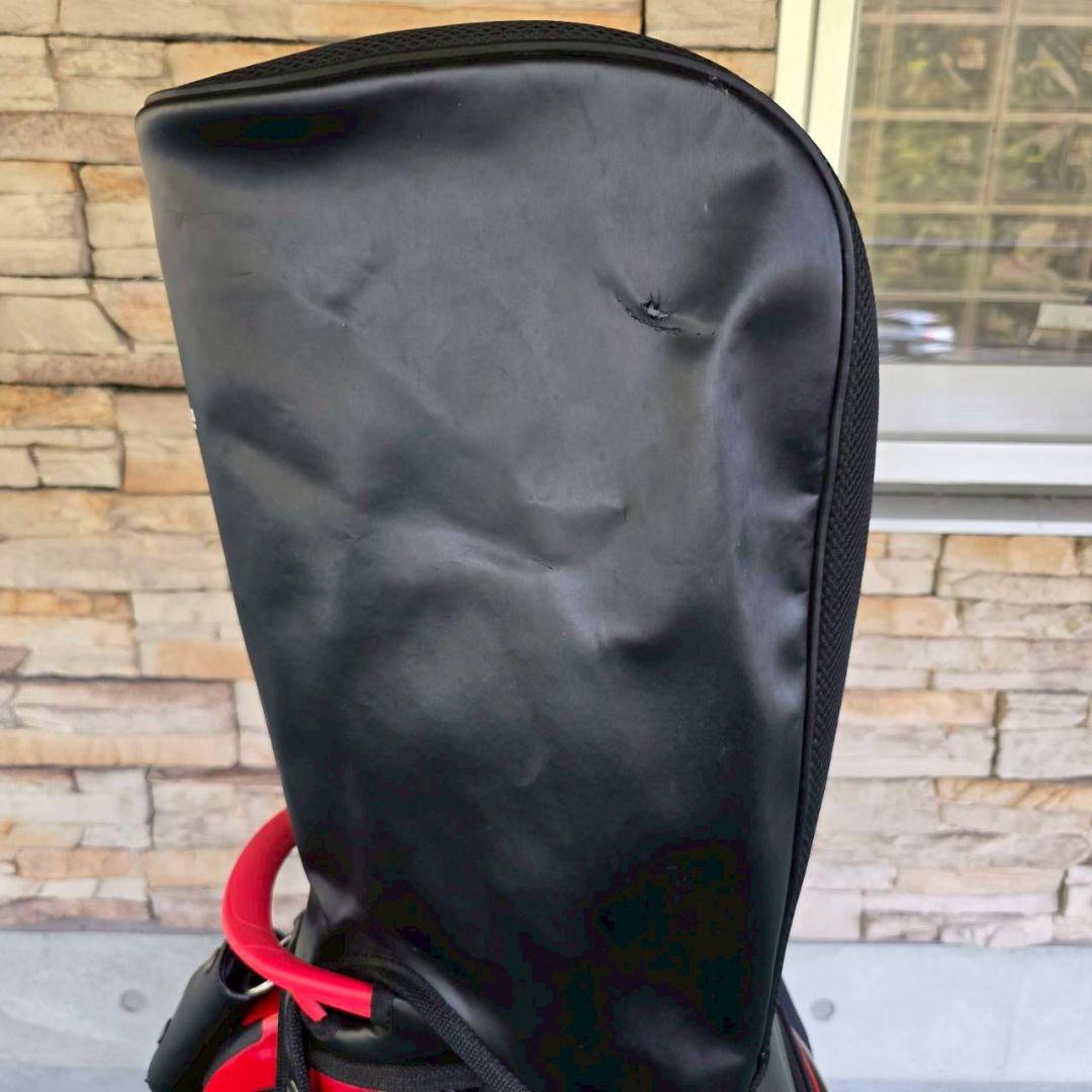 ※最終お値下げ※ TaylorMade キャディバッグ ブラックレッド 9.5型