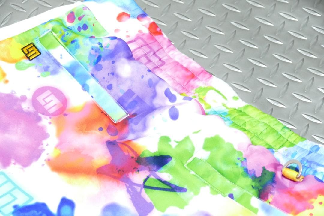 ★新品★ラウドマウス★軽量ダンボールニット柄切替 総ゴムスカート★LL★WT