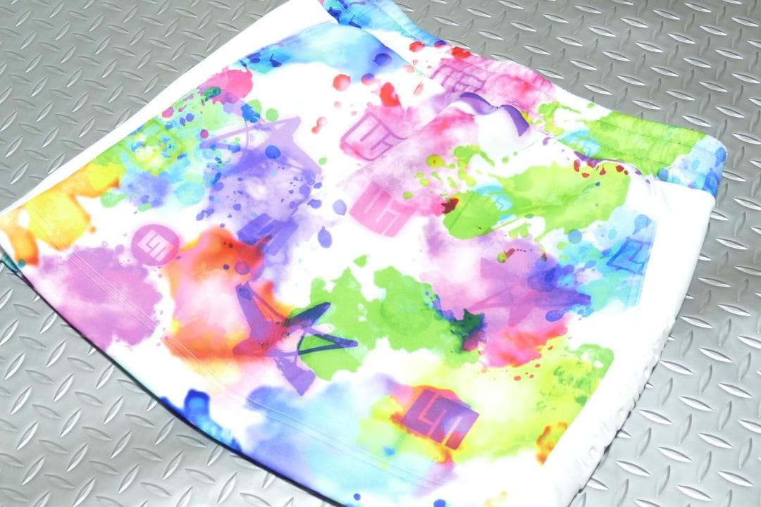 ★新品★ラウドマウス★軽量ダンボールニット柄切替 総ゴムスカート★LL★WT