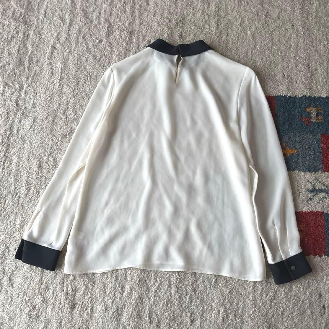 ballsey 襟付きジョーゼットブラウス　バイカラー TOMORROWLAND