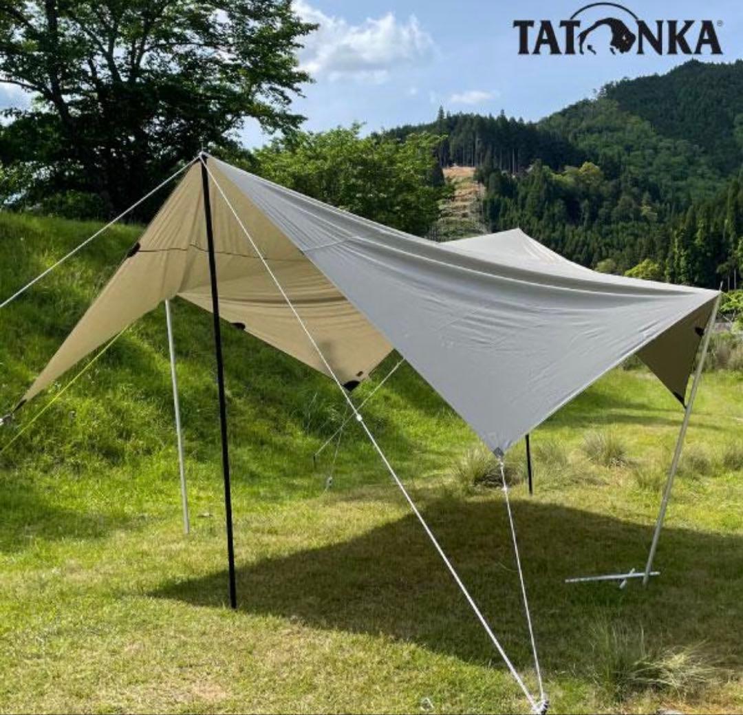 タトンカ Tatonka タープ 1TC 425×445cm サンドベージュ