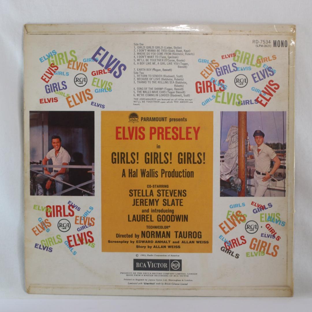 Elvis Presley Girls! Girls! Girls! UK 英盤