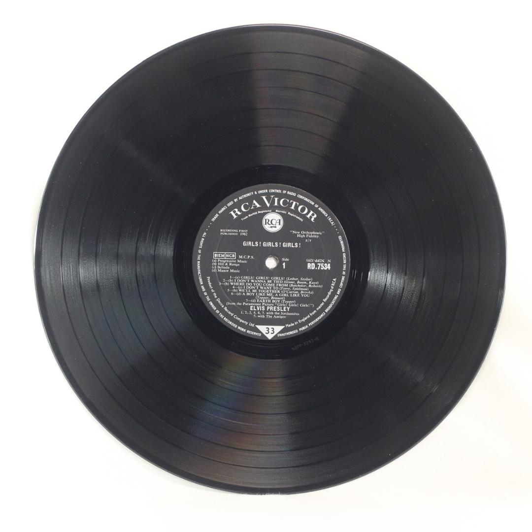 Elvis Presley Girls! Girls! Girls! UK 英盤